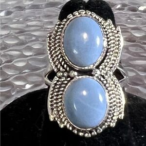 Genuine Owyhee Opal 🆕 925 silver size 7.5 ring